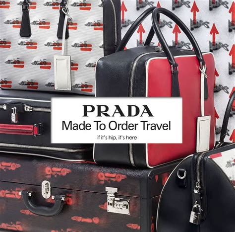 prada made to order travel|Prada’s Made to Order Collection Finishes Worldwide Tour in .